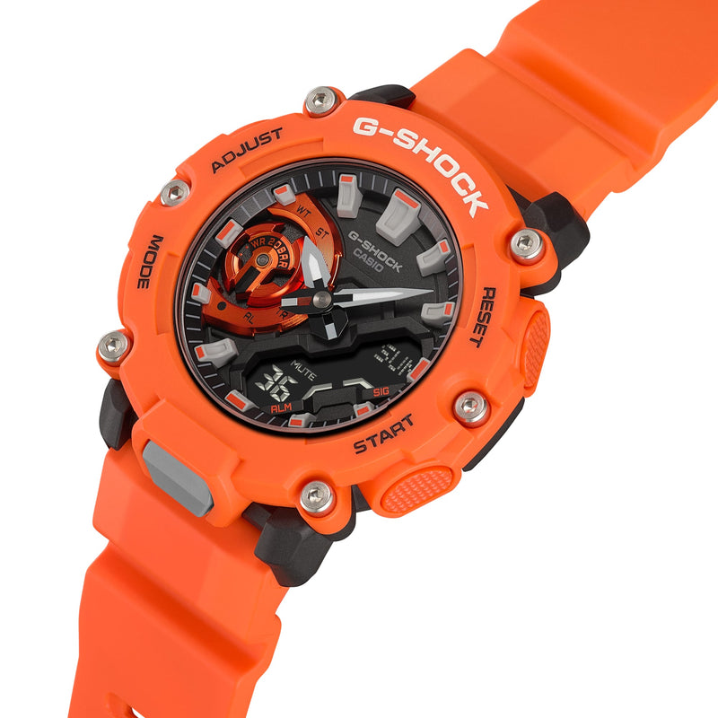 G-Shock DUO Carbon Core Guard Orange Mens Watch GA2200M-4A