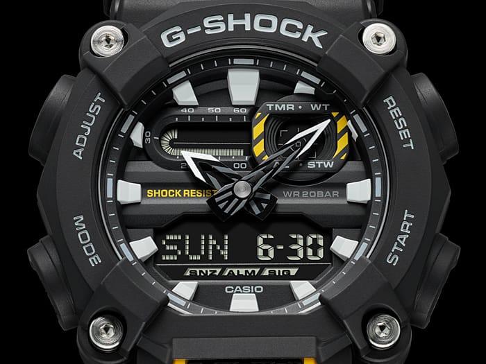 G-Shock DUO 新时代设计黑色男式手表 GA900-1A