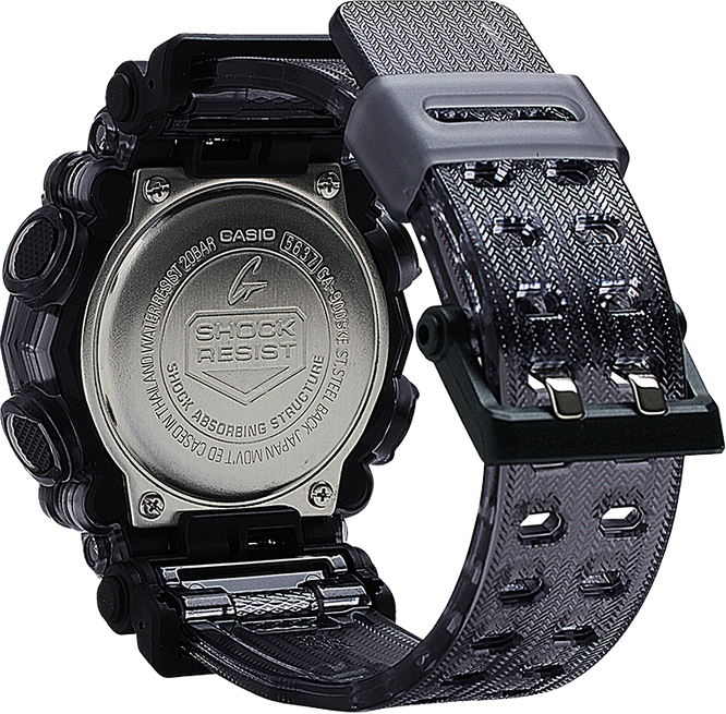 G-Shock 透明套装黑色数字男式手表 GA110SKE-8A