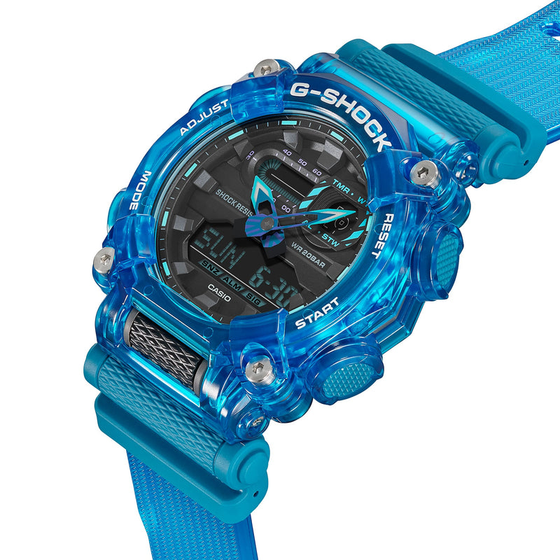 G-Shock DUO Sound Wave Blue Mens Watch GA900SKL-2A