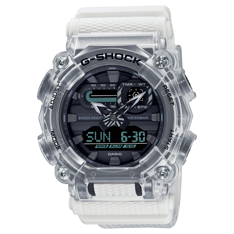 G-Shock DUO Sound Wave Transparent Mens Watch GA900SKL-7A