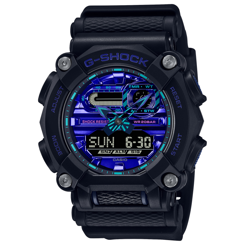 G-Shock DUO Virtual Blue Series Mens Watch GA900VB-1A