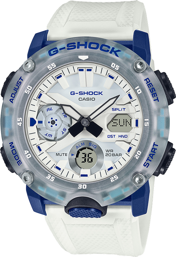 G-Shock 碳核心防护透明表圈男士手表 GA2000HC-7A