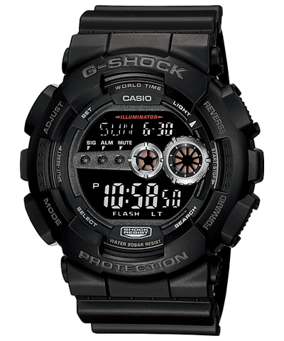 G Shock Super Illuminator Men s Watch GD100 1B Watch Direct