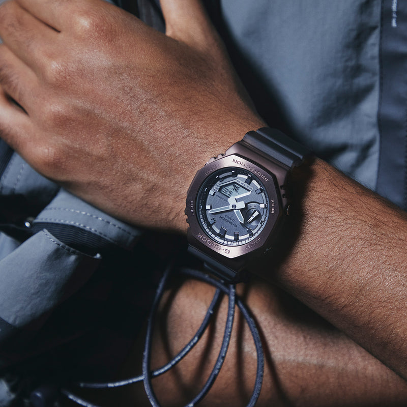 G-Shock DUO 午夜雾铜金属男式手表 GM2100MF-5A