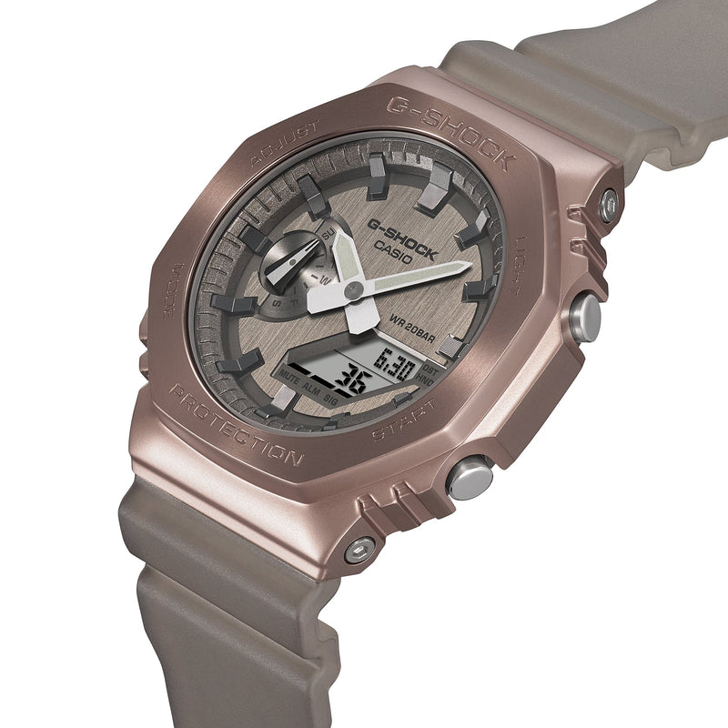 G-Shock DUO 午夜雾铜金属男式手表 GM2100MF-5A