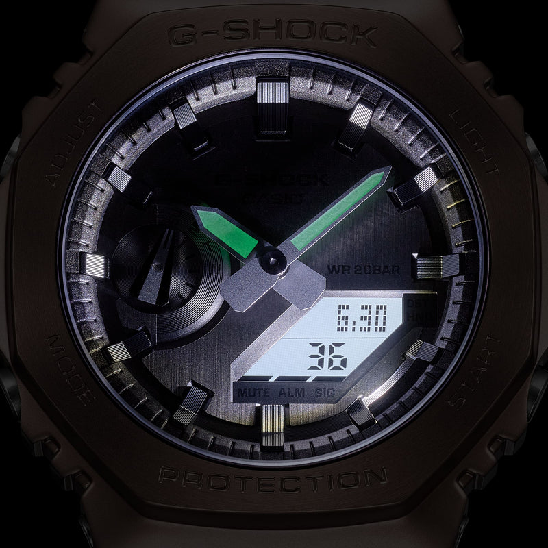 G-Shock DUO 午夜雾铜金属男式手表 GM2100MF-5A