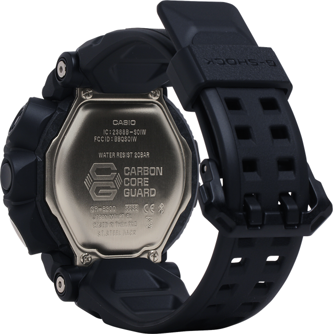 G-Shock Gravitymaster All Black Quad Sensor Bluetooth GRB200-1B