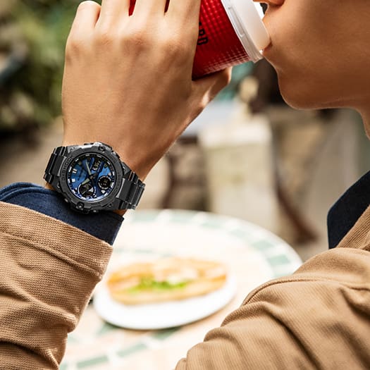 G-Shock Connected 不锈钢太阳能男式手表 GSTB400BD-1A2