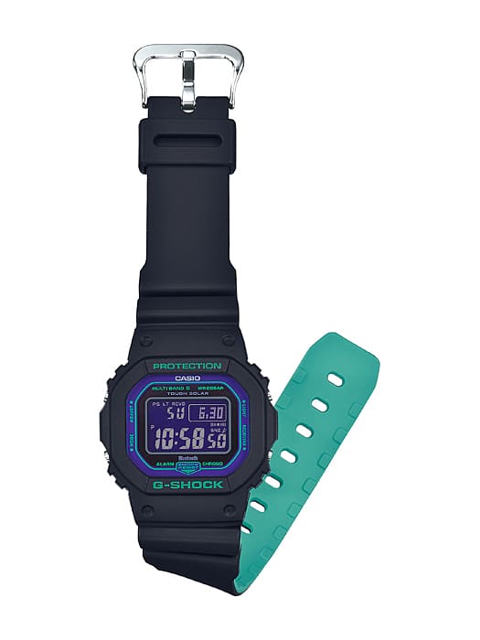 G-Shock Retro 90's Solar Bluetooth Watch with Dual-Tone Band GWB5600BL-1D