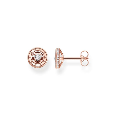 THOMAS SABO Sparkling Circles Rose Gold Earrings