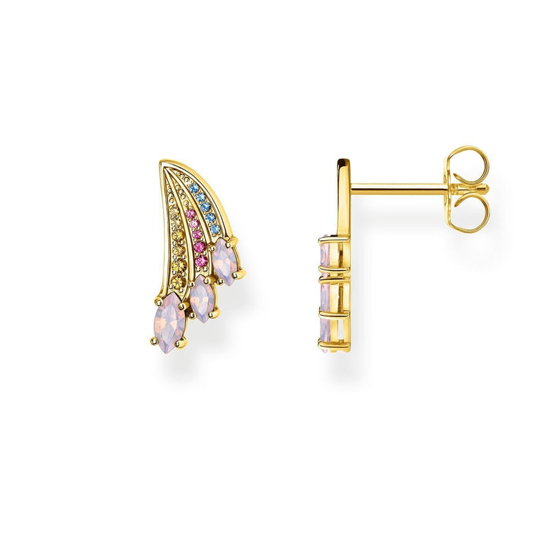 Thomas Sabo Ear Studs Bright Gold-coloured Hummingbird Wing