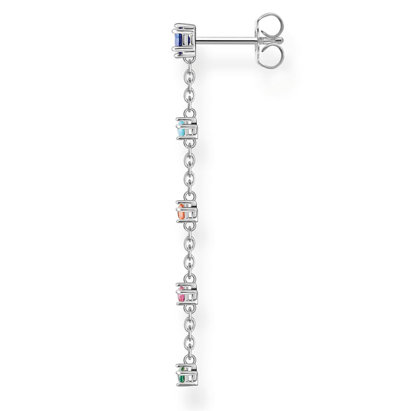 Thomas Sabo Single Ear Stud White Stones Silver