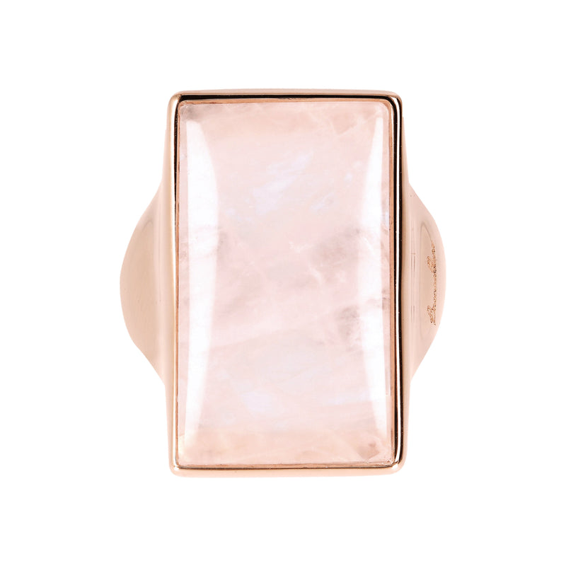 Bronzallure Rectangular Stone Adjustable Ring