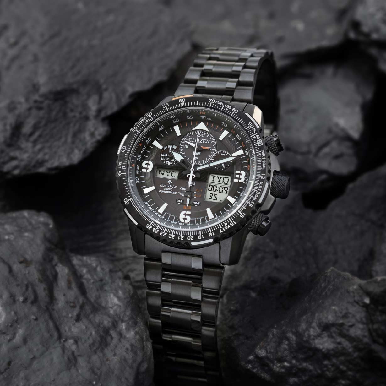 Citizen ProMaster Black Skyhawk Professional Master Watch JY8085-81E