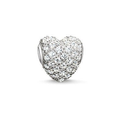 Thomas Sabo Bead "White Pave Heart"