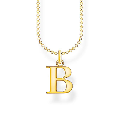 Thomas Sabo Necklace Letter B Gold