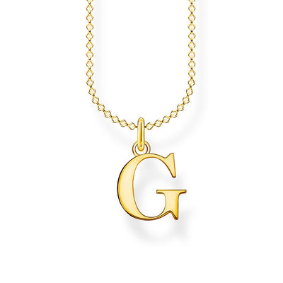 Thomas Sabo Necklace Letter G Gold