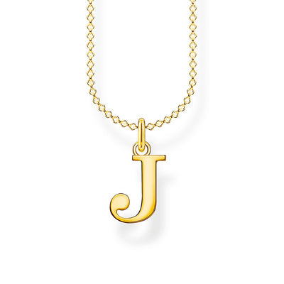 Thomas Sabo Necklace Letter J Gold