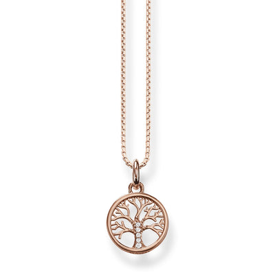 Thomas Sabo 项链 爱情之树 玫瑰金