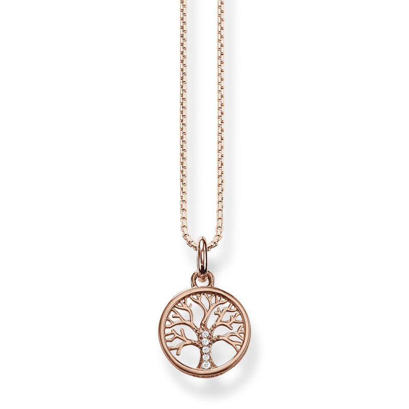 Thomas Sabo 项链 爱情之树 玫瑰金