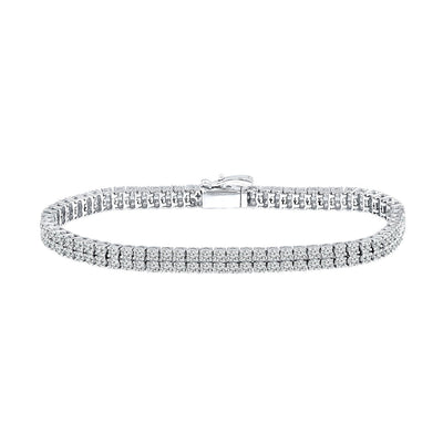 4.95ct Lab Grown Diamond Bracelet in 18K White Gold