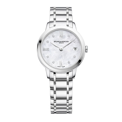 Baume &amp; Mercier Classima 石英 31 毫米钻石镶嵌腕表 M0A10326