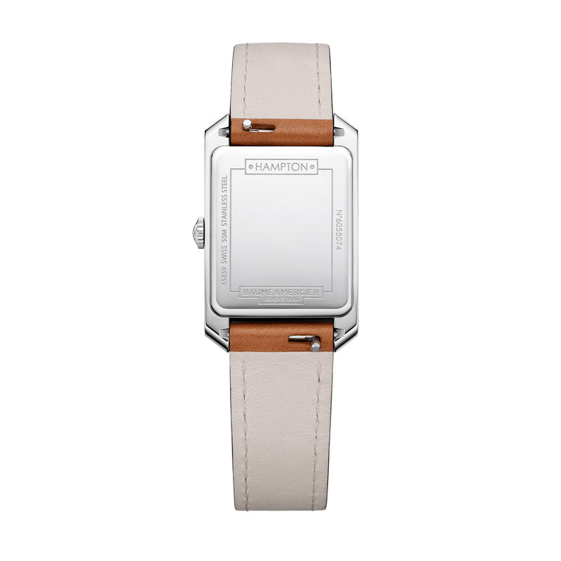 Baume &amp; Mercier 汉普顿石英 35 x 22 毫米腕表 M0A10472