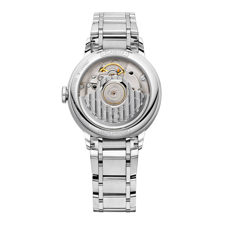 Baume &amp; Mercier Classima 自动 34 毫米钻石镶嵌腕表 M0A10496