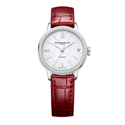 Baume &amp; Mercier Classima 自动 31 毫米钻石镶嵌腕表 M0A10546