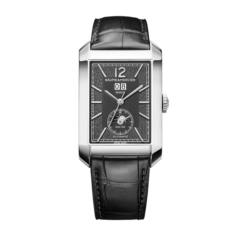 Baume & Mercier Hampton Automatic Watch, Dual Time, Big Date - 48x31mm