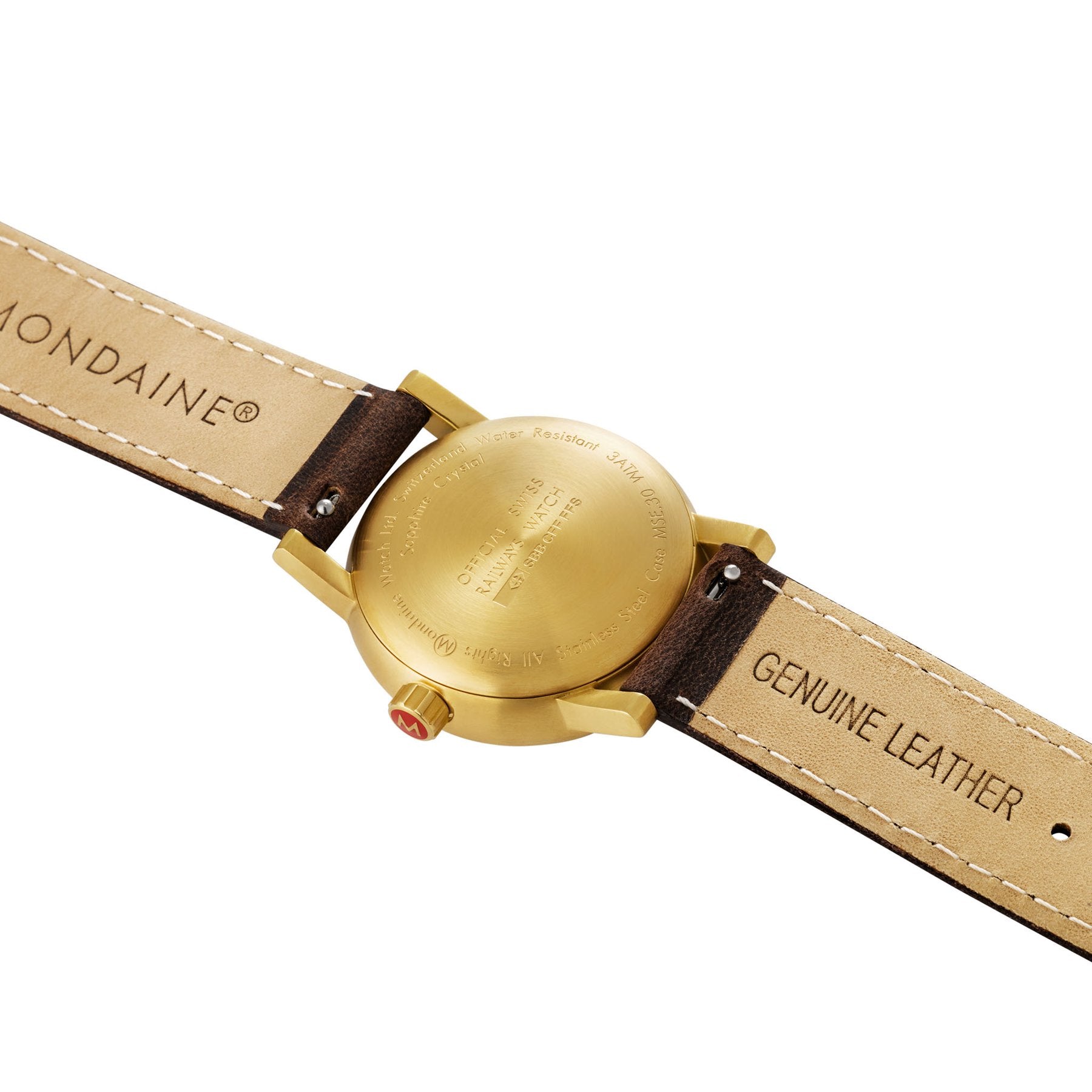Mondaine Official EVO2 Golden Stainless Steel Watch MSE.30112.LG