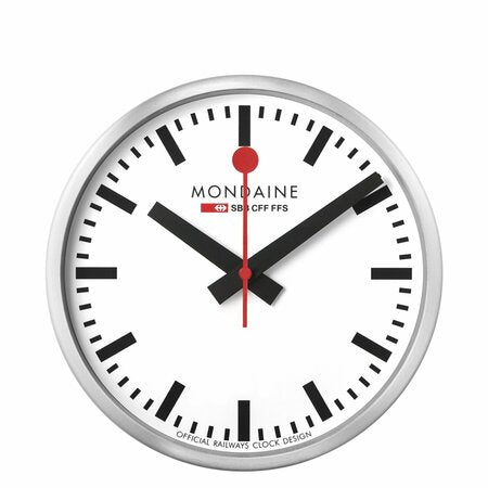 Mondaine Official Swiss Railways Smart Wifi Stop2Go Wall Clock