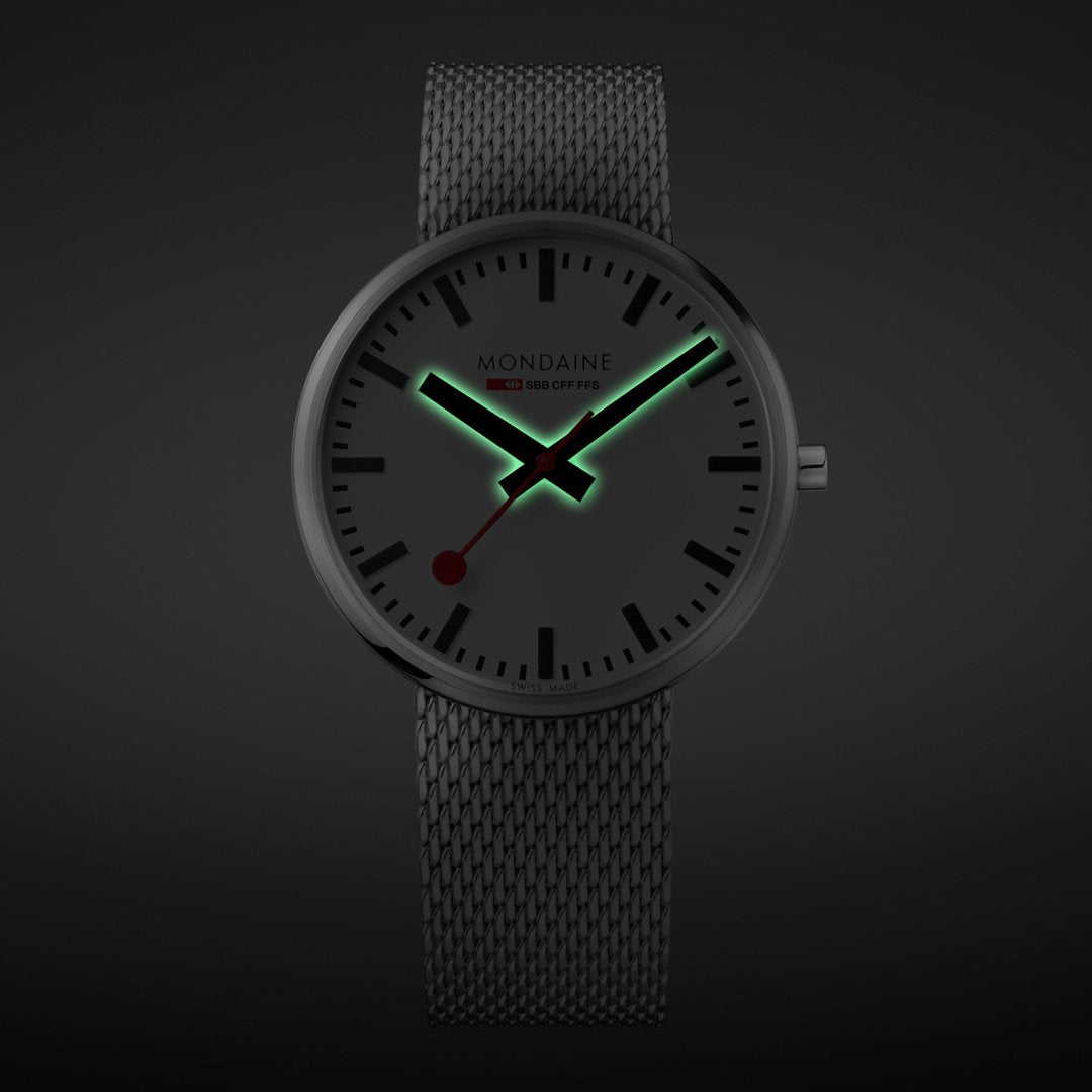 Mondaine Official Swiss Railways Giant Backlight Watch MSX.4211B.SM