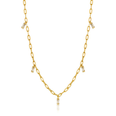 Ania Haie Glow Drop Necklace - Gold