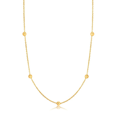 Ania Haie 14kt Gold Beaded Necklace