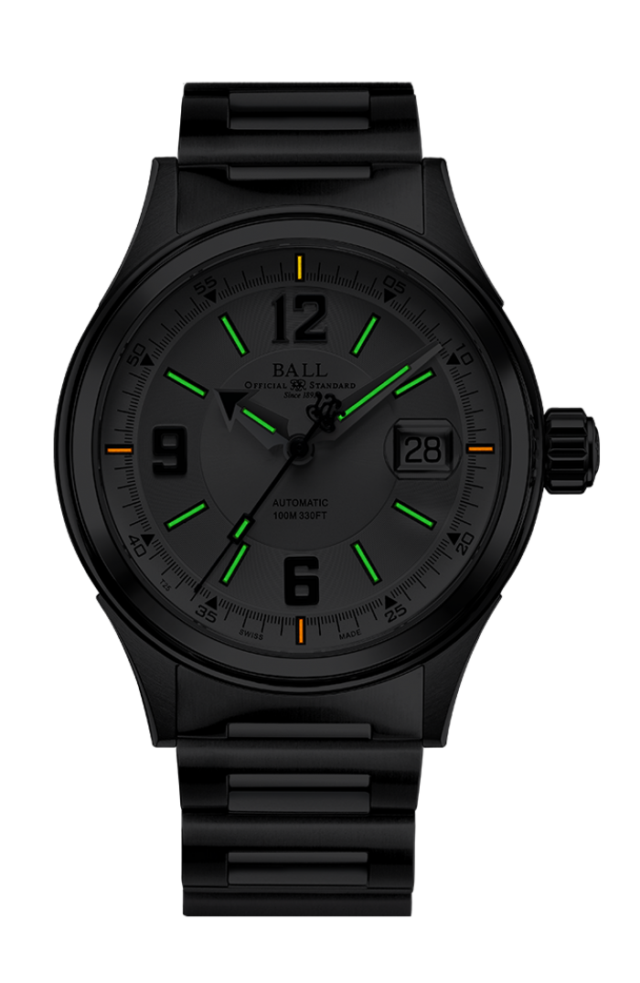 Ball Fireman Racer NM2088C S2J BKWH Watch Direct
