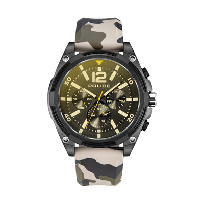 Police Black Dial Camo Men's Watch PEWJQ2007401