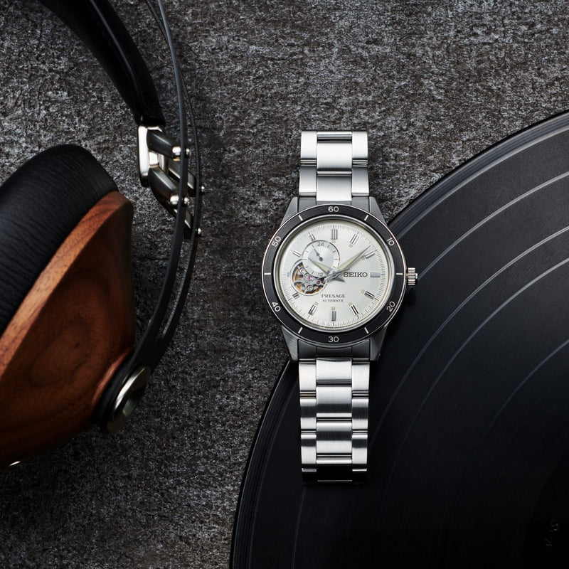 Seiko Presage Style 60's Automatic White Dial Watch SSA423J