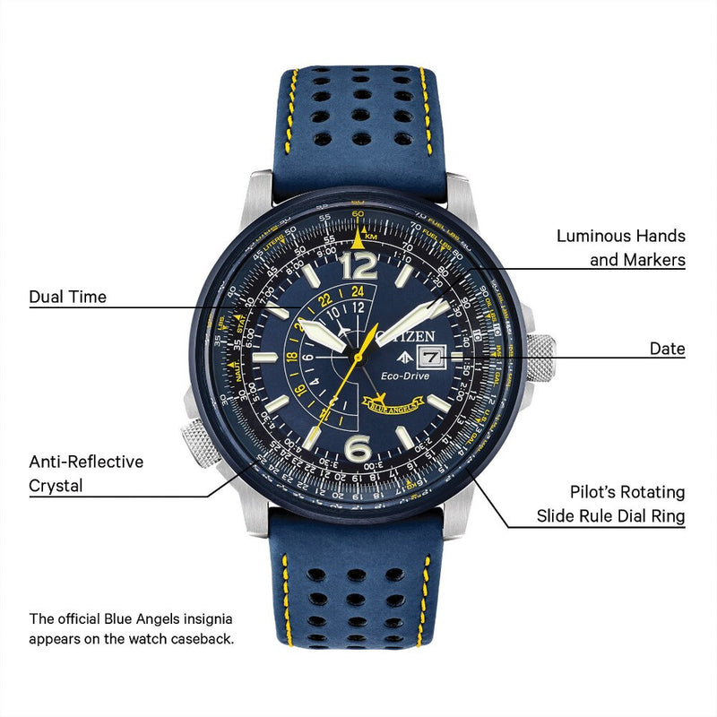 Citizen Blue Angels Mens Watch Bj7007-02L