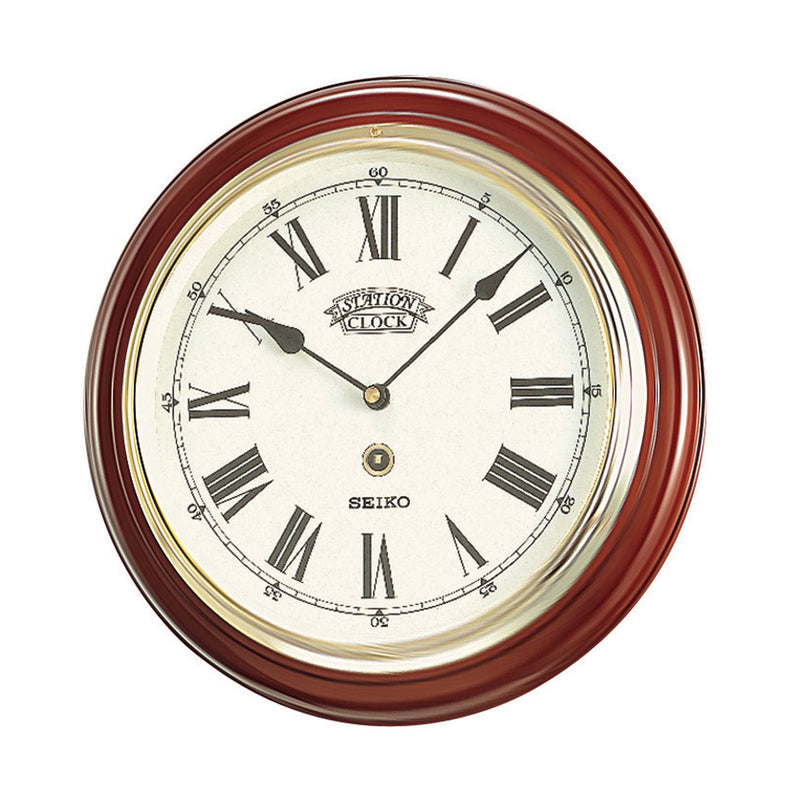 Seiko Wooden Wall Clock QXA143-B