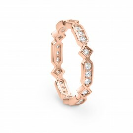 Georgini Vienna 3Mm Ring Rose Gold Size 6