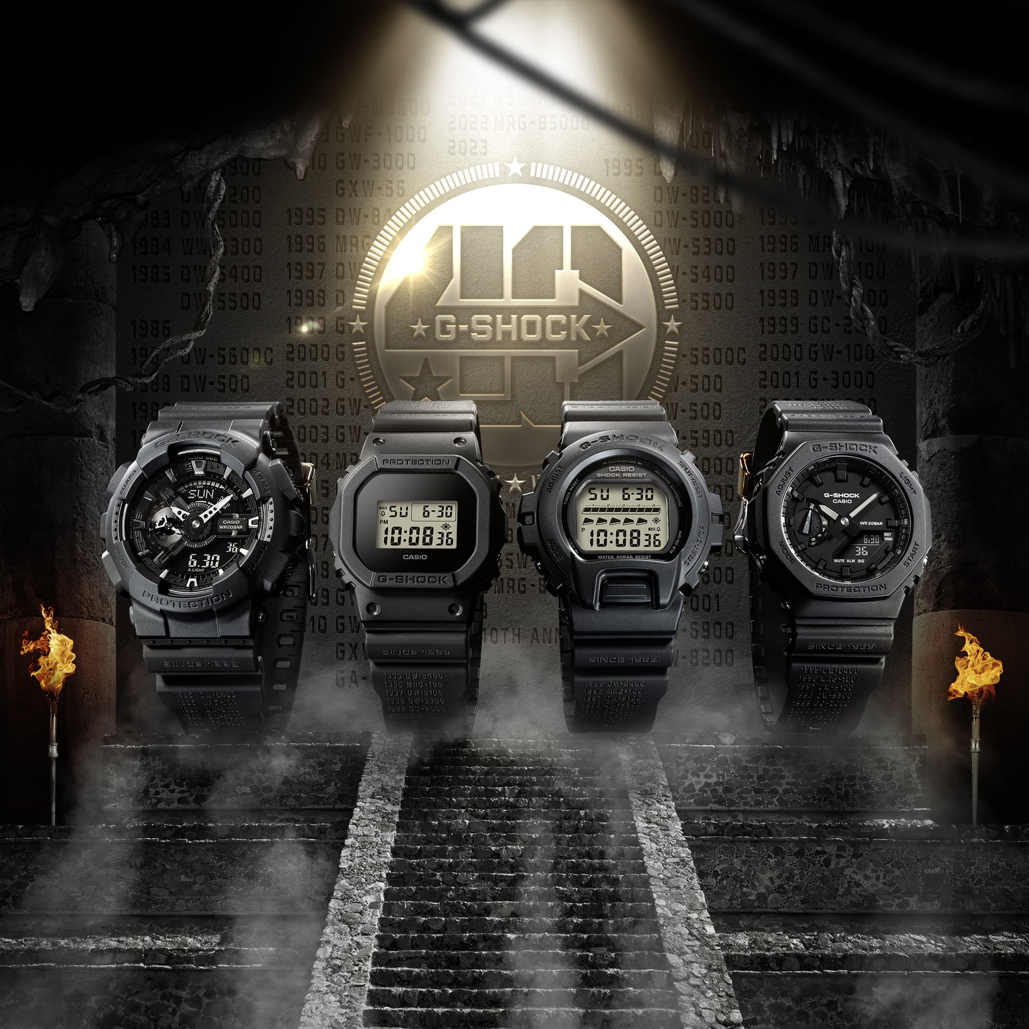 G-Shock 110 SERIES Black Resin Band Watch GA114RE-1A
