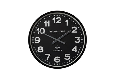 Thomas Kent Regulator Wall Clock Black/Black 30cm 24686