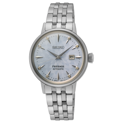 Seiko Presage Elegant Automatic Watch with Diamonds SRE007J