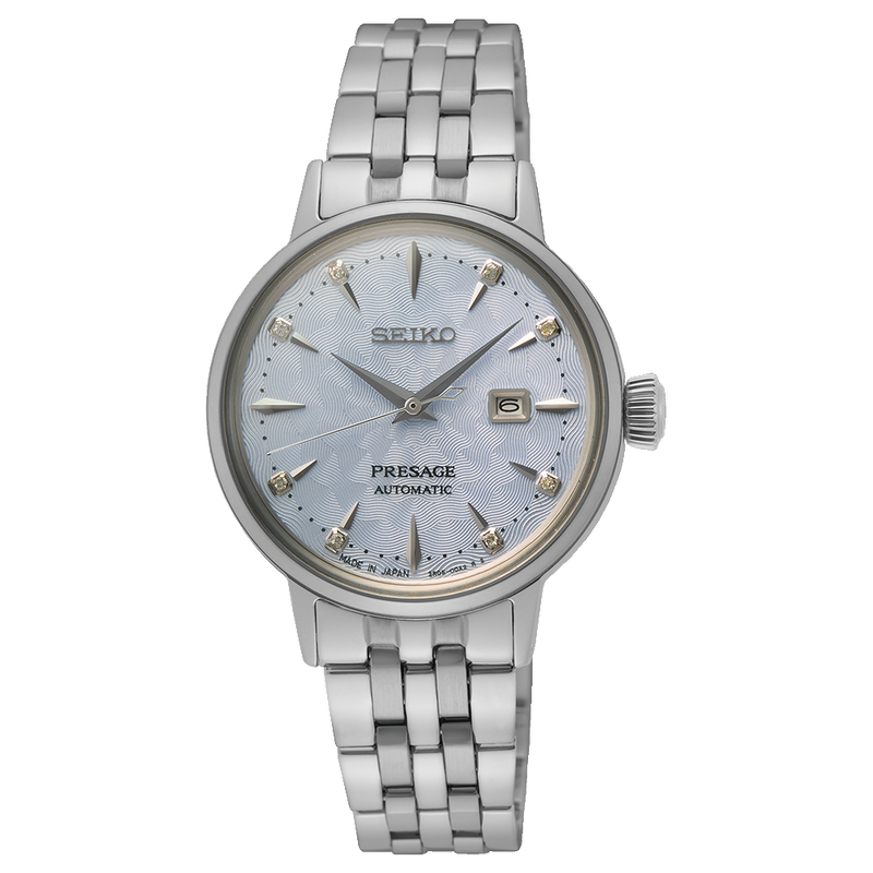 Seiko Presage Elegant Automatic Watch with Diamonds SRE007J