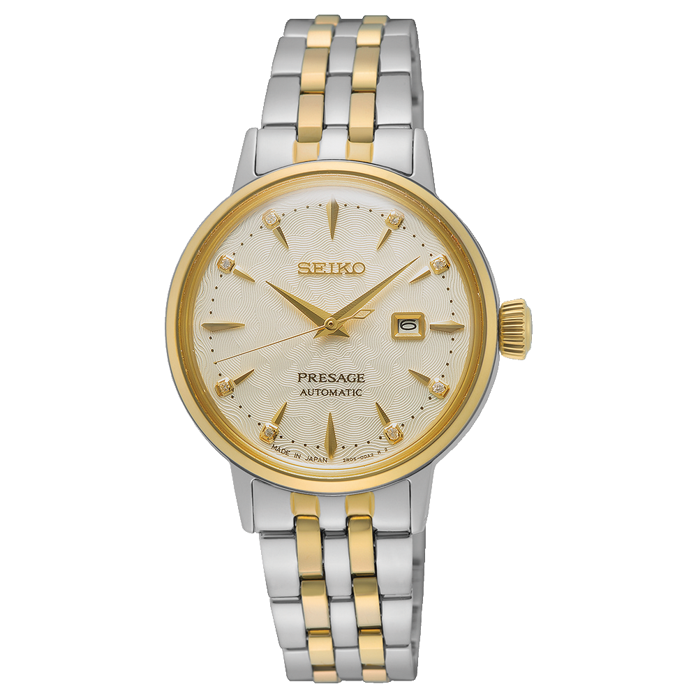 Seiko Presage Elegant Diamond Dial Timepiece SRE010J