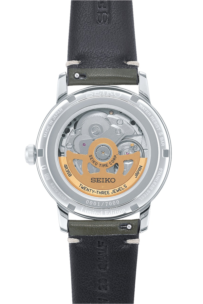 Seiko Presage 限量版“Matcha”男士手表 SRPF41J