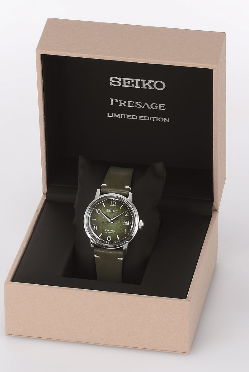 Seiko Presage 限量版“Matcha”男士手表 SRPF41J