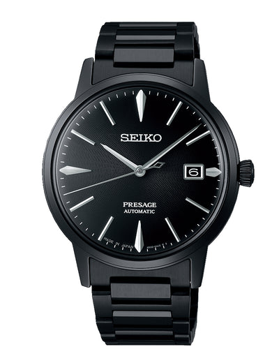 Seiko Presage Cocktail Time Automatic 50M Black Dial Mens Watch SRPJ15 Watch Direct